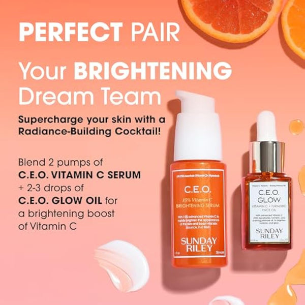 Sunday Riley C.E.O. Rapid Flash Brightening Serum (30ml)