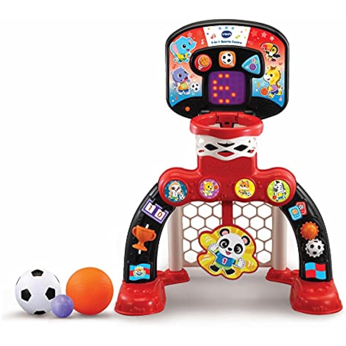 VTech 3-in-1 Sports Centre, Red/Black, 660 x 580 x 440 millimeters