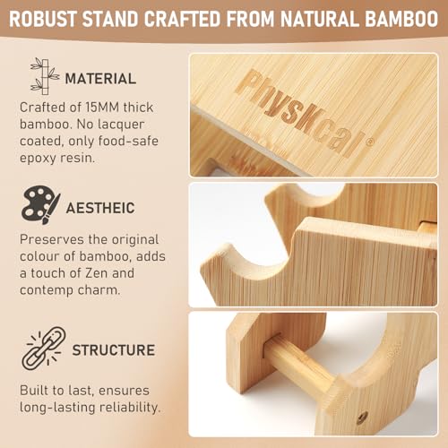 PhysKcal Hex Dumbbells Set of 6 with Stand- 2 x 0.5 kg, 2 x 1 kg, 2 x 1.5 kg, Hand Weights Set for Ladies, Kids, Beginners, Light Small Dumbbells Set