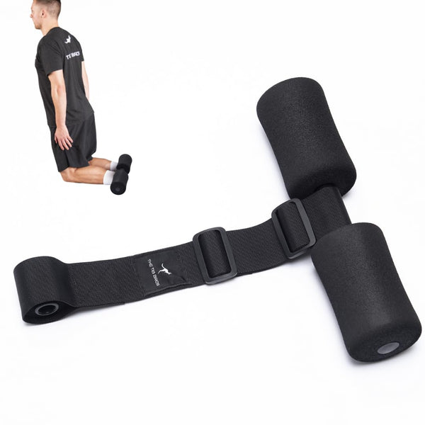 The Tib Bros Tib Bar- Tibialis Raise bar for Tibialis Anterior strengthening exercises (Tib Bar & Nordic Strap)