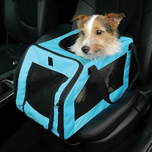 PET SEAT/CARRIER MED AQUA