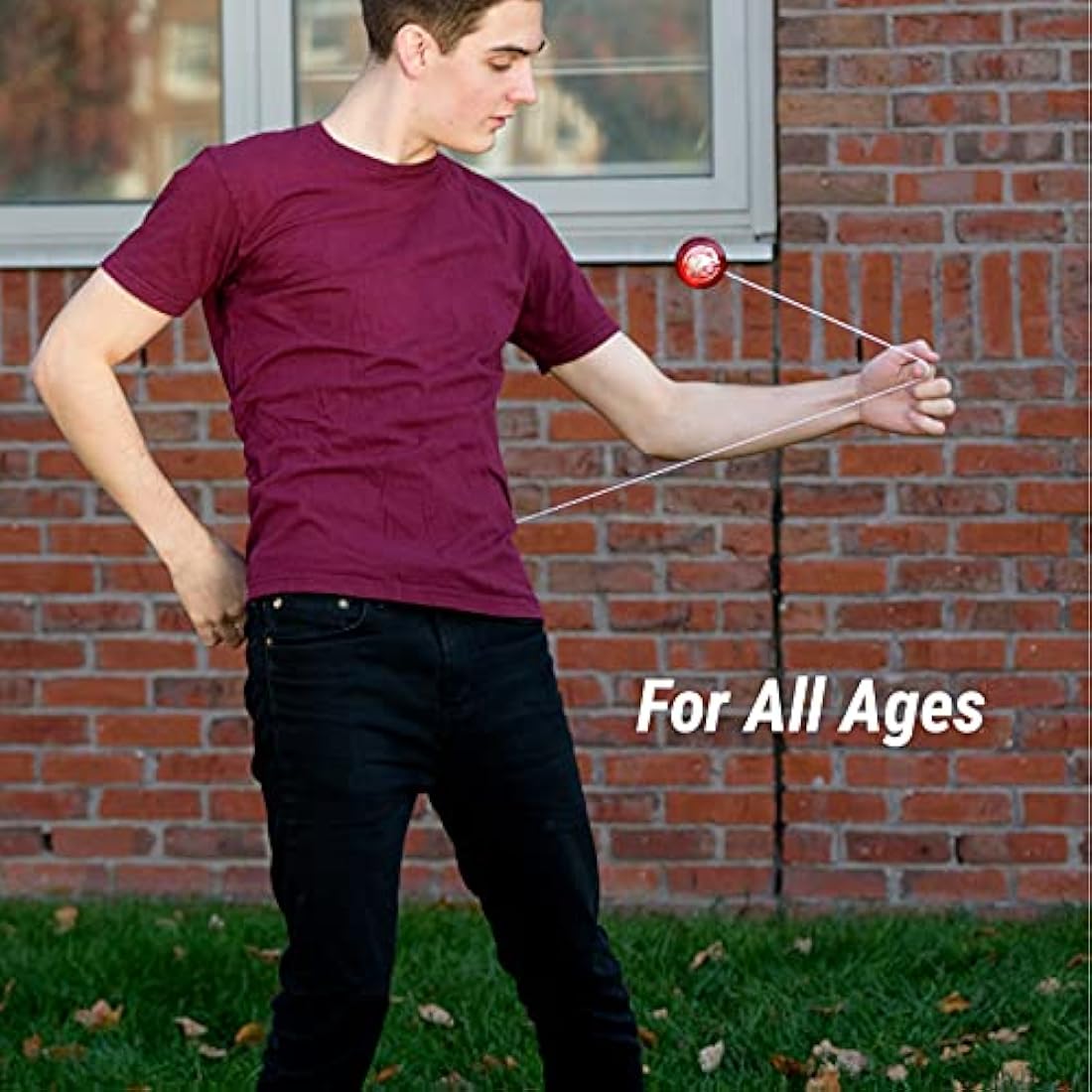 Yomega Fireball YoYo -HIGH Performance Responsive Transaxle Yoyo, Great for string tricks for advance Players to Perform Like Pros + Extra 2 yo yo Strings & 3 Month Warranty (black white)