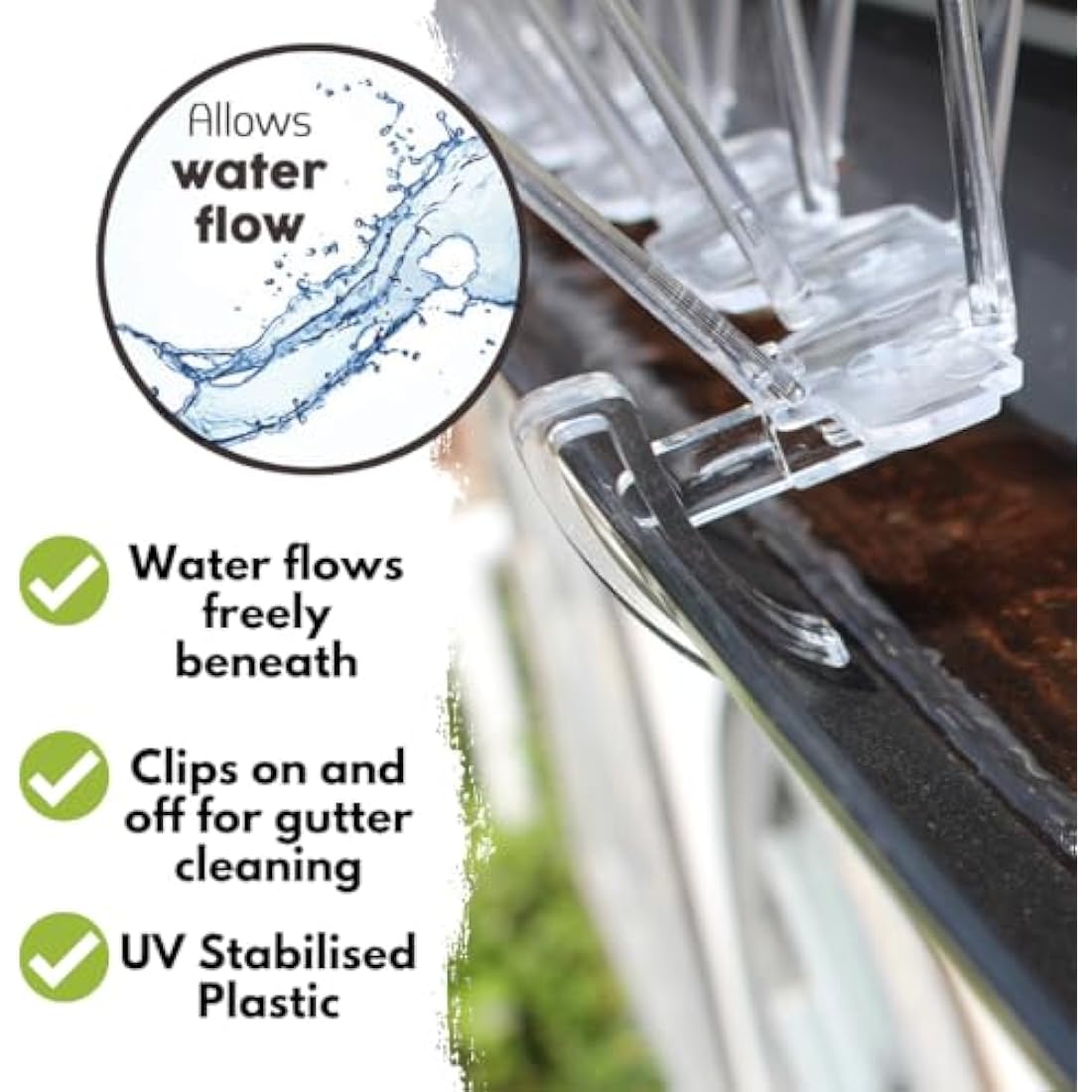 Defender Bird Spikes | Gutter Spikes Pack for Seagulls & Pigeons | Install Guide | 3 Metre