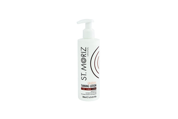 Gradual Tanning Lotion by St Moriz with Pump Action Top, 200 ml