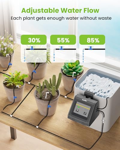 RAINPOINT WiFi Automatic Watering System, Plant Self Watering System Automatic Drip Irrigation Kit with Pump, Indoor Irrigation System for Potted