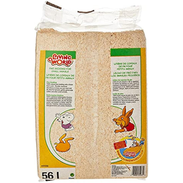 Living World Pine Shavings, 56 L