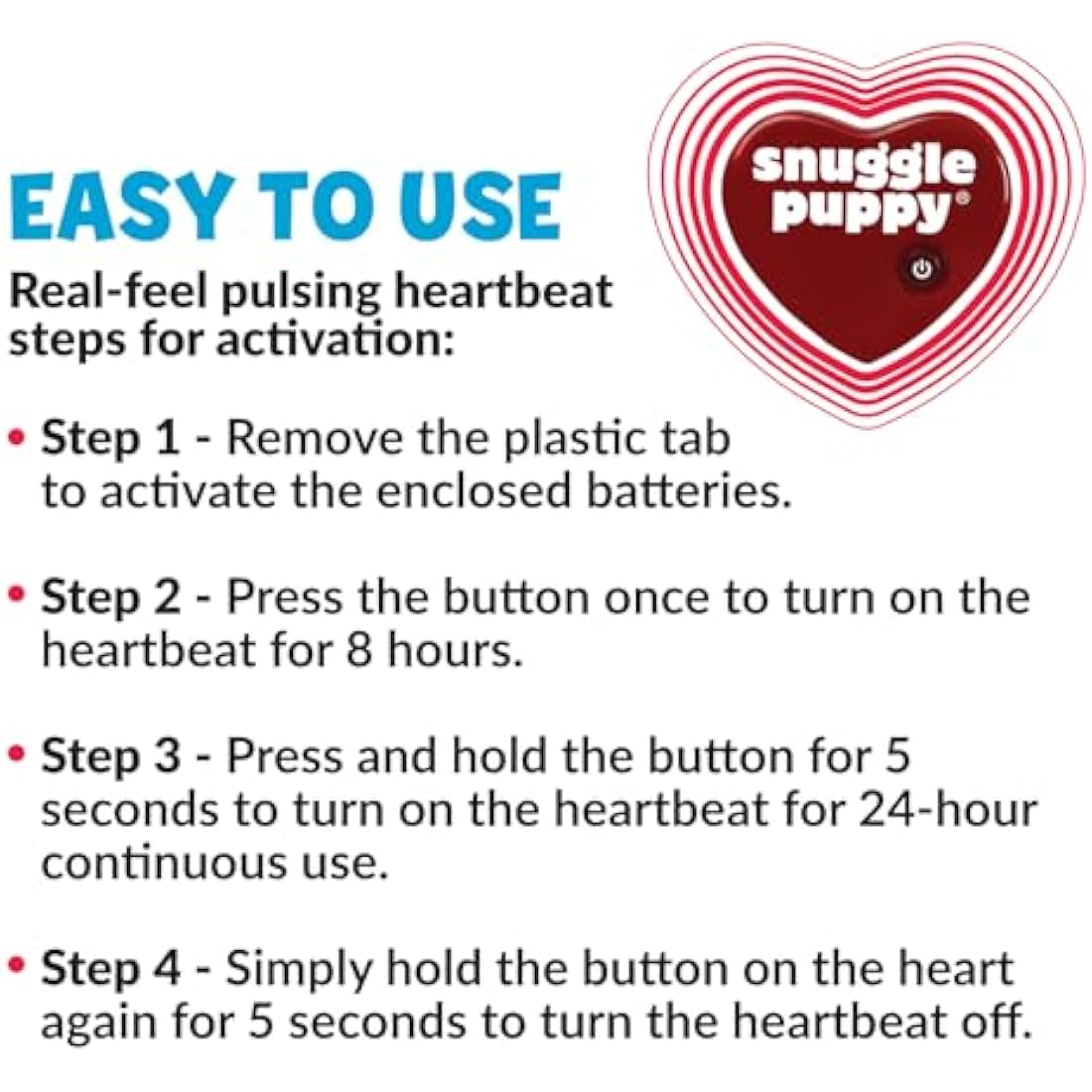 Original Snuggle Puppy Toy, Heartbeat Toy for Puppy, Dog Toys for Anxiety Relief, Calming Aid, Dog Heartbeat Toys for Behavioral Training in Biscuit