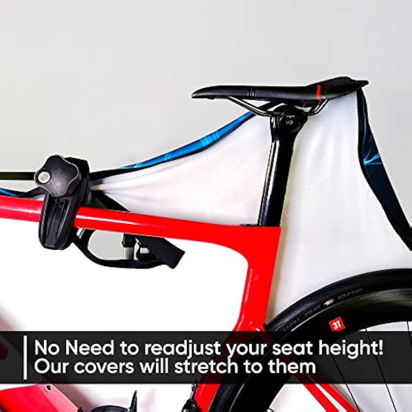 VELOSOCK complete bike cover RAY / ROAD for indoor storage and transport - Keeps floors, walls and car DIRT-FREE - Fits 99% of ALL ROAD BIKES