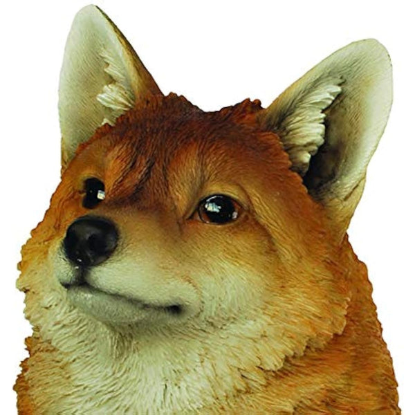 Vivid Arts XRL-SFOX-A Large Sitting Fox Resin Ornament