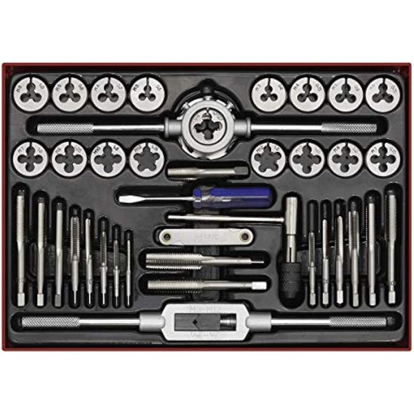 Sealey Ak3040 Tap and Die Set 40Pc Split Dies Metric