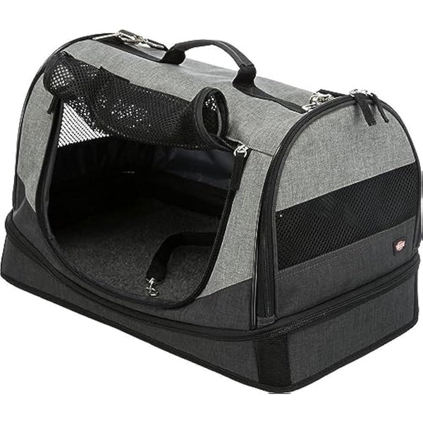 Trixie Tasche Holly, 30 × 30 × 50 cm, schwarz/grau