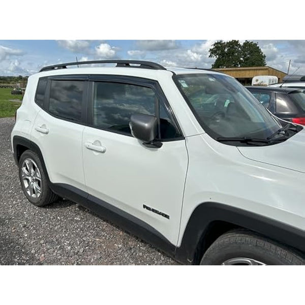 AUTO CLOVER Wind Deflectors Set for Jeep Renegade 2014+ (4 pieces)