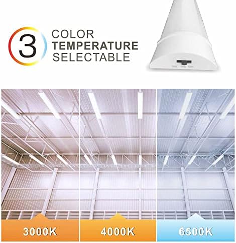Sundertech 3FT 90cm [Set of 2= 6FT 1.8m] LED Batten Light 25w 2760LM (3000K/4000K/6500K 3cct in 1) Selectable Wall Ceiling Mount (3FT 90cm* 2 Packs)