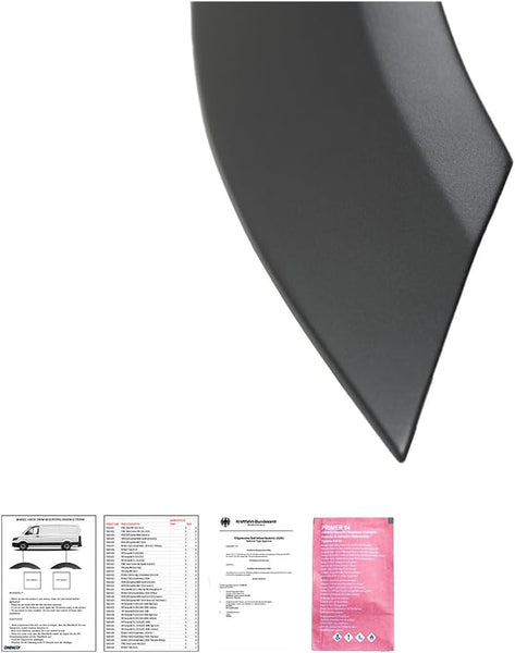 Oneway Set Wheel Arch Trims compatible with Mercedes Sprinter W906 2006-2013 - Matt black