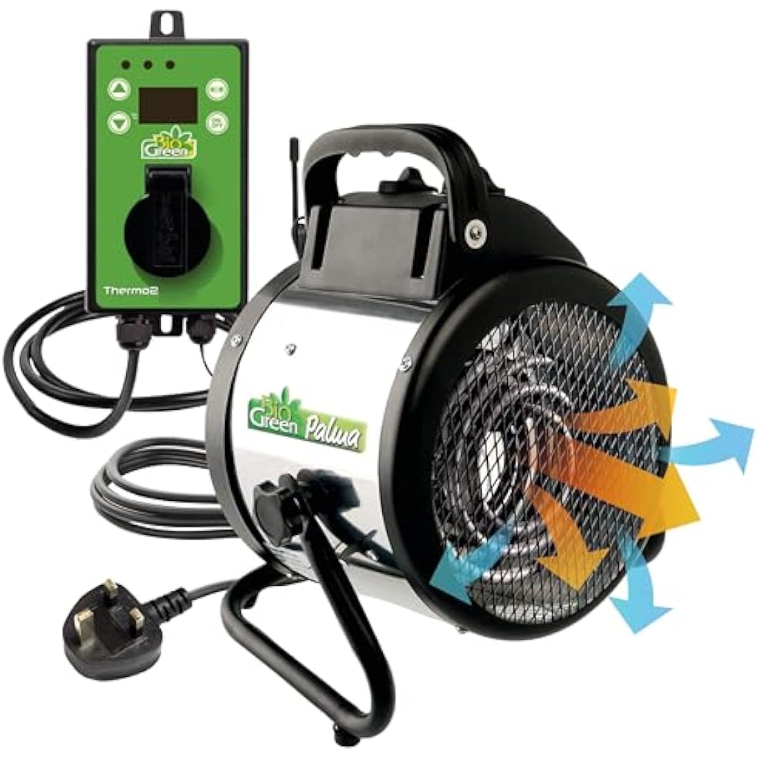 Bio Green PAL 2.0/GB 2KW Palma Heater with Digital Thermostat