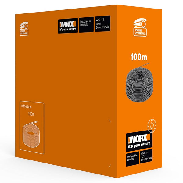 Worx WA0178 100 m Perimeter Wire for Black Roid M?hroboter