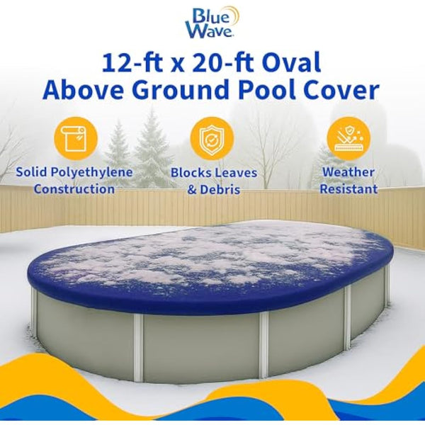 Blue Wave Gold 15-Year 12-ft x 20-ft Oval Above Ground Pool Winter Cover