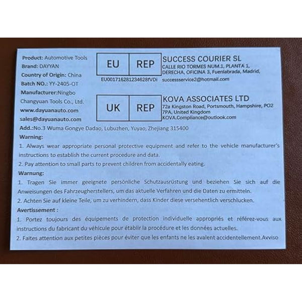 DAYUAN Engine Timing Tool Kit Compatible with Ford 1.6 TI-VCT 1.6 Duratec EcoBoost C-MAX, Fiesta, Focus