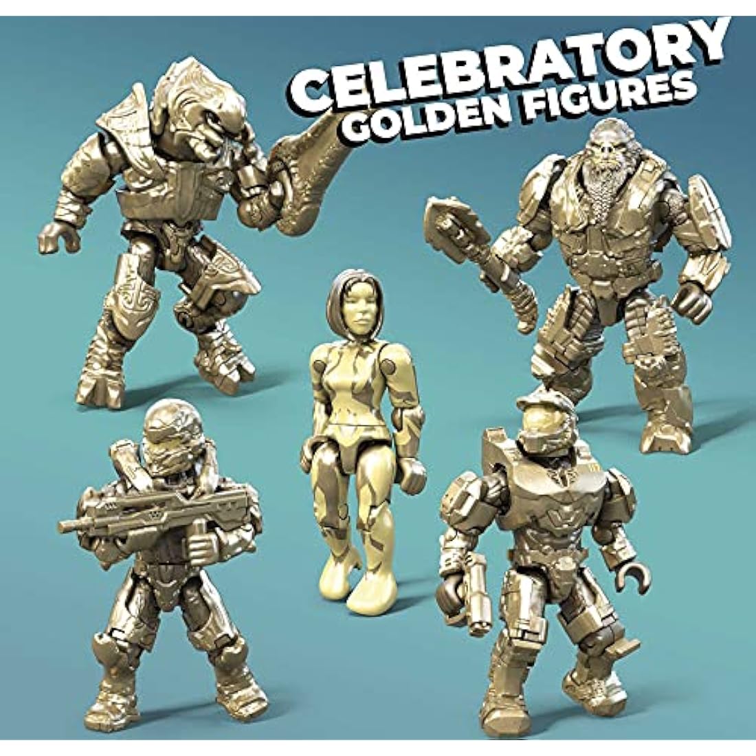 Mega HALO 20th Anniversary Character Pack HALO Infinite Construction Set, Building Toys for Boys [Amazon Exclusive]