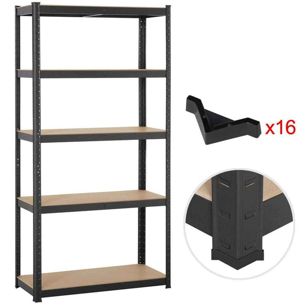 Yaheetech Garage Shelving Units - 5 Tier Heavy Duty Rack for Storage Metal Utility Shelves,180cm x 90cm x 40cm,175KG Per Shelf,Blue