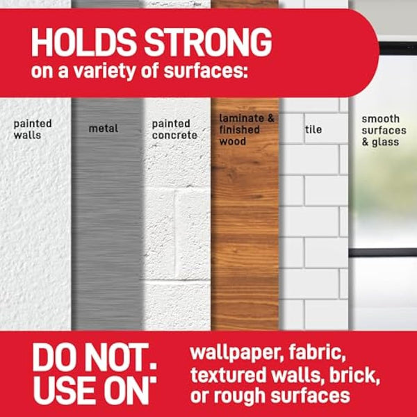 Command Medium Picture Hanging Strips, Value Pack - 8 Pairs (16 Strips) Adhesive Strips, White - For Pictures, Frames, Mirrors, Wall décor - Damage Free Hanging