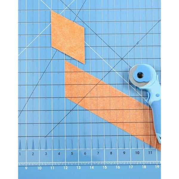 June Tailor Shape Plus Slotted Rotary Cutting Ruler, by The Yard