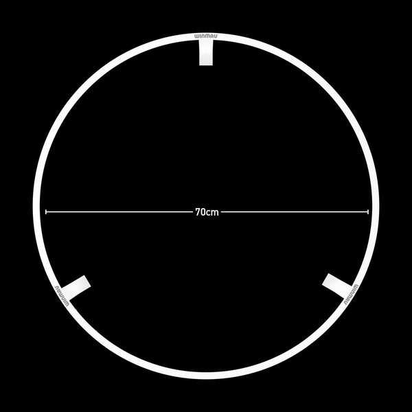 WINMAU Plasma Ice Dartboard Light - White 360 Degree Dart Board Light - Professional Darts Accessories