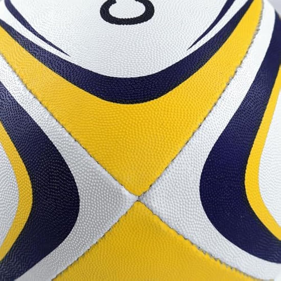 Centurion Nero Trainer Rugby Ball, Yellow, Size 4