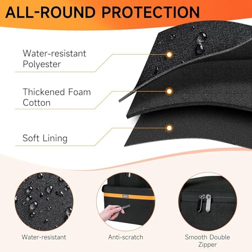 LEFOR?Z Carrying Case Compatible with Jackery Explorer 1000/ECOFLOW River Max/Bluetti EB70S/GRECELL T1000 Portable Power Station,Travel Storage Bag