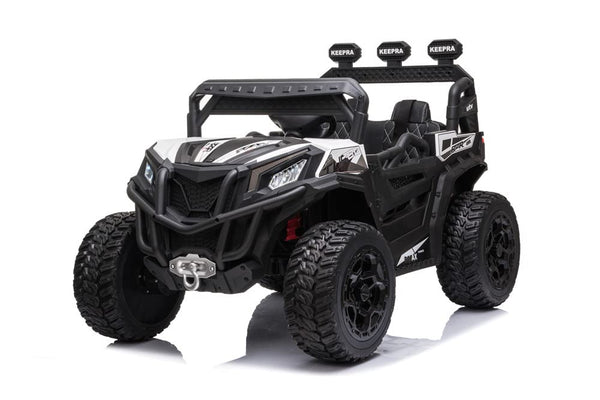 RZR Turbo UTV-MX-ii *2 SEATER* 24V 4x Motors 4x4 Electric Kids Ride On Car (White)
