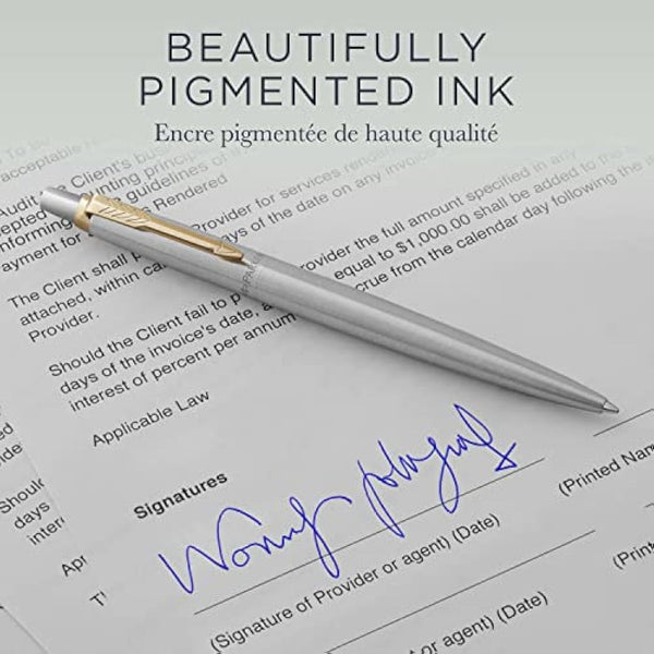 Parker Ballpoint Pen Refills | Medium Point | Blue QUINKflow Ink | 3 Count