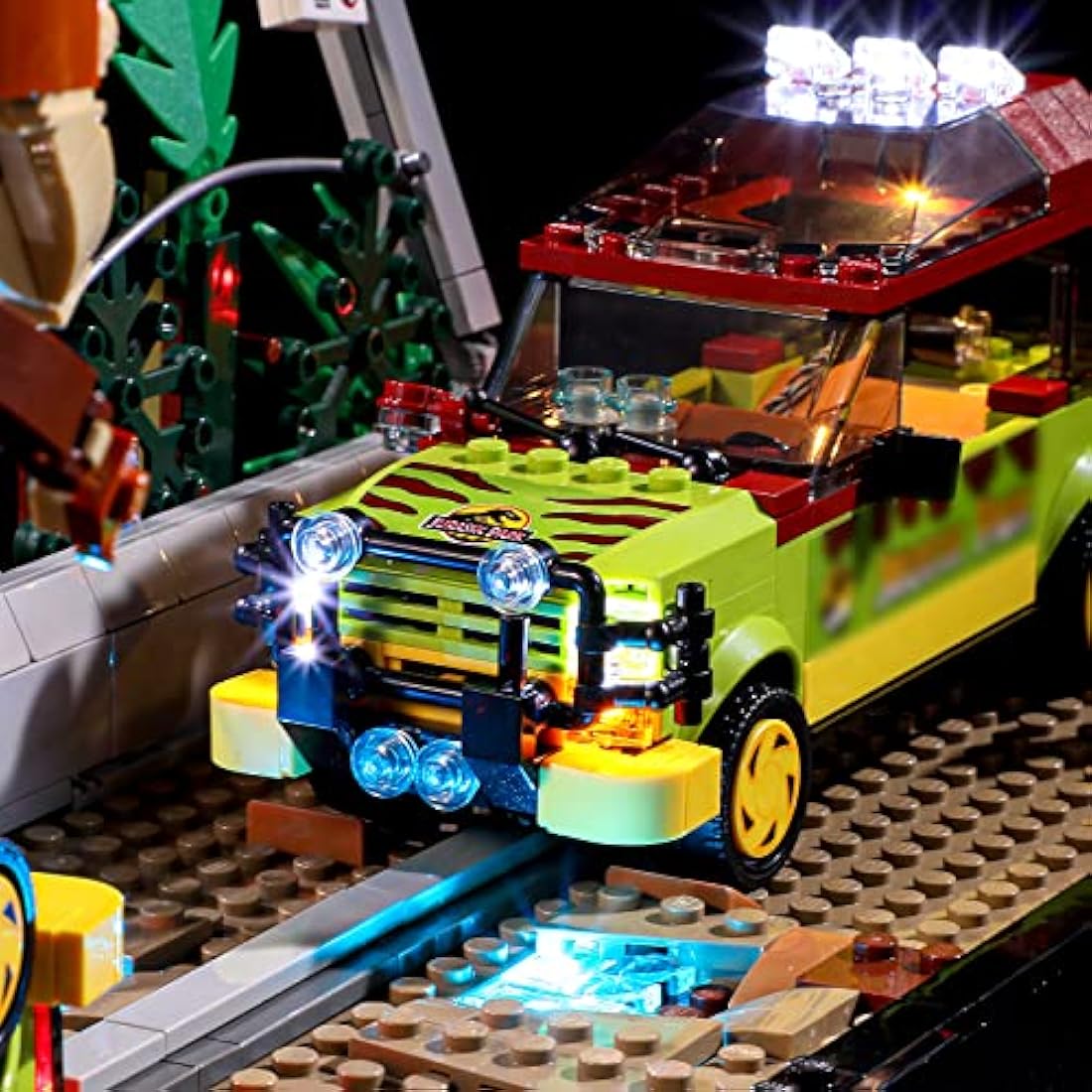 BRIKSMAX Light For T. rex-Breakout 76956 - Led Lighting Kit Compatible with Lego 76956