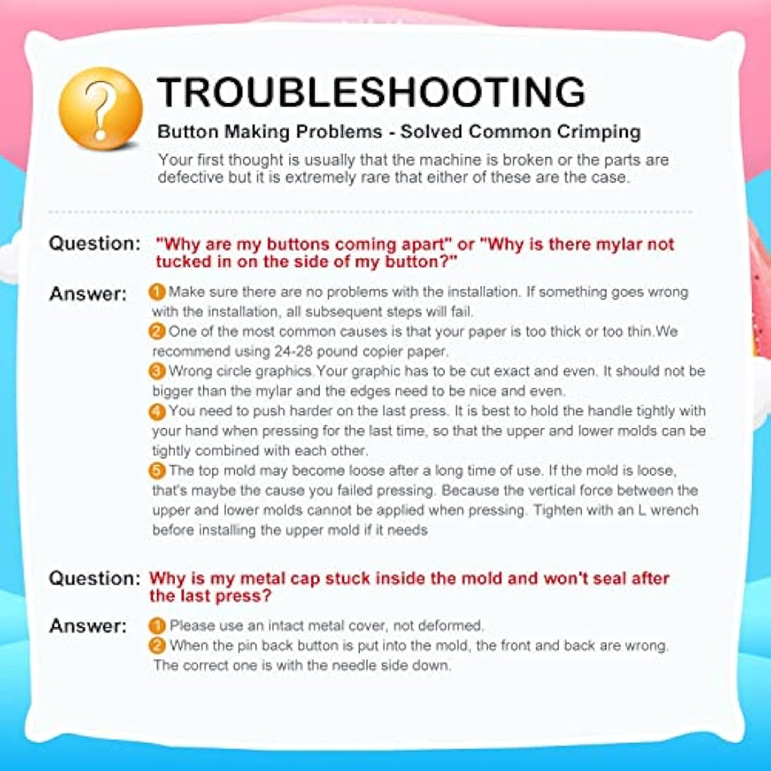 Badge Maker Button Press Machine 58+32+25mm DIY Pin Making Kit with 400pcs Button Parts and Circle Cutter for Custom Button