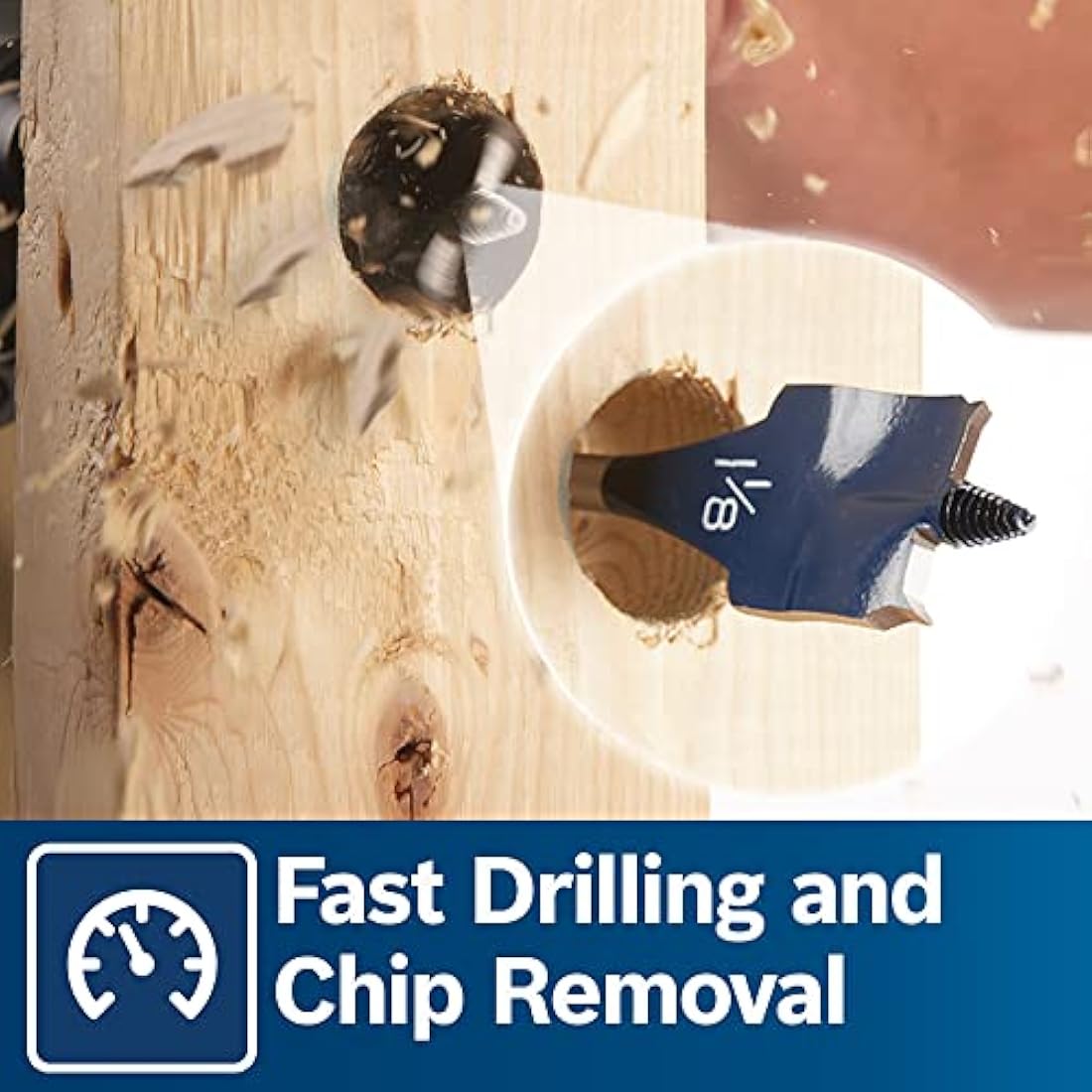 BOSCH (Universally Compatible Accessory) DSB5013P 13-Piece Daredevil Spade Bit Set in Pouch