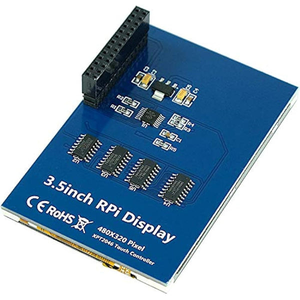 Paradisetronic.com 3.5" TFT Touchscreen, SPI Display HAT, 480x320 Pixel Monitor for Raspberry Pi 1/2/3/4 and Pi Zero