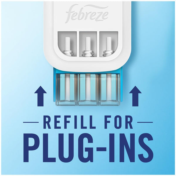 Febreze 3Volution Air Freshener Plug-In Starter Kit + 4 Refills (20ml x 4) – Cotton Fresh