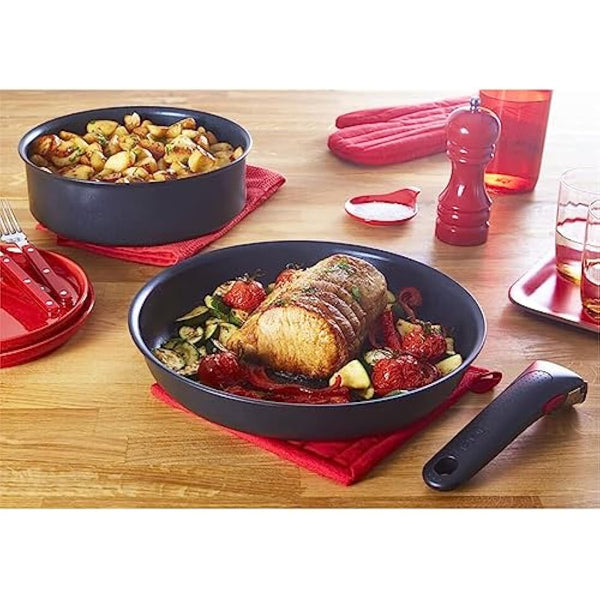 Tefal Ingenio Unlimited, 18cm Saucepan, Stackable, Removable Handle, Space Saving, Non-Stick, Induction, Black, L7632932