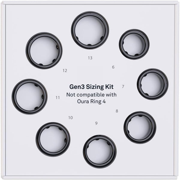 Oura Gen3 Horizon Smart Ring - Size 10, Rose Gold | Sleep, Heart Rate and Fitness Tracking Wearable - Up to 7 Day Battery Life - iOS/Android Compatible - Size First with Oura Sizing Kit