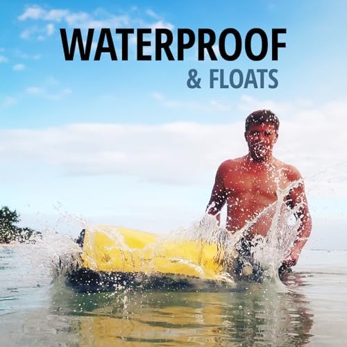 Overboard Explorer Waterproof Backpack Bundle | Roll Top Floating Dry Bag for Kayaking, Beach, Boating, Hiking, Rafting | Includes Waterproof Phone Case and Backpack Organiser