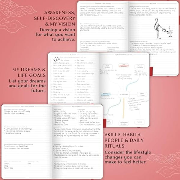 Legend Planner Hourly Schedule – Weekly & Daily Organizer with Time Slots. Appointment Book Journal for Work, Undated, A5 (Wine Red)