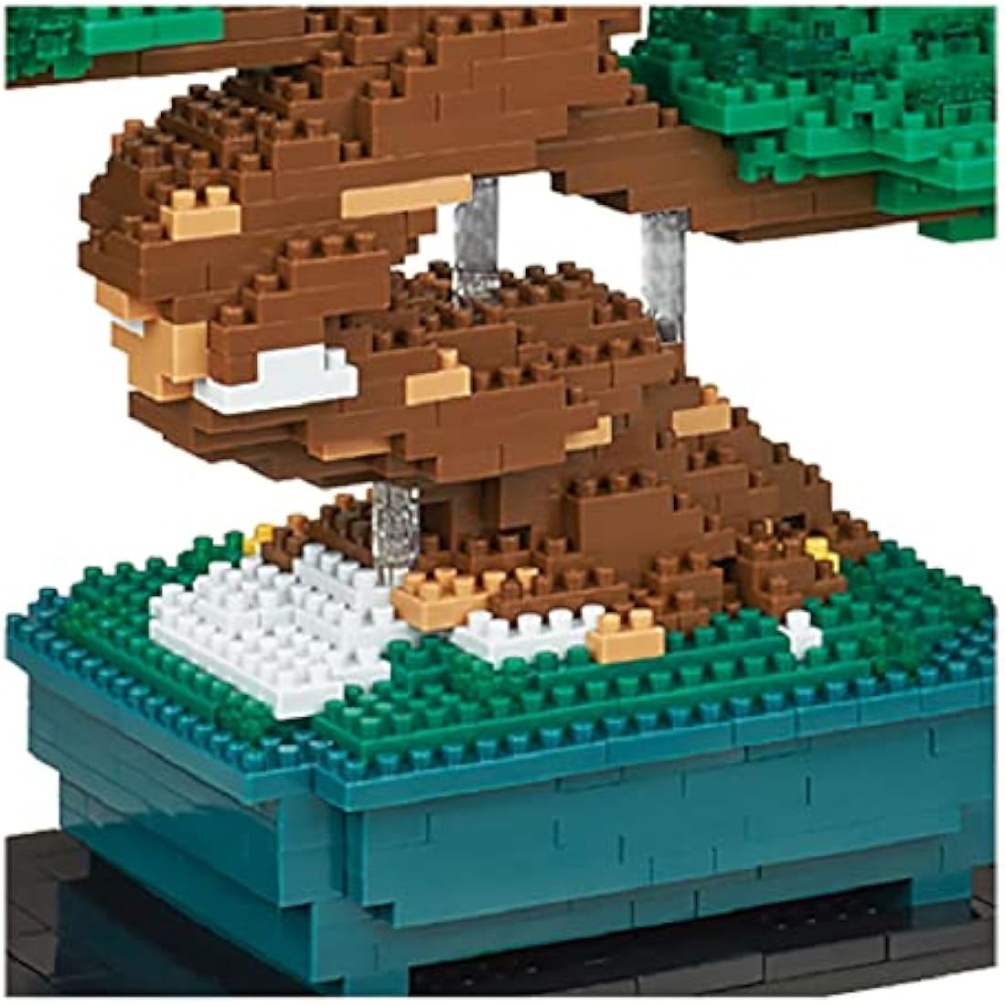 Nanoblock NB039 Bonsai Matsu Toy, Multi