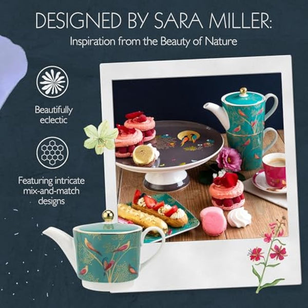 Sara Miller London Chelsea Collection Tea for One Green