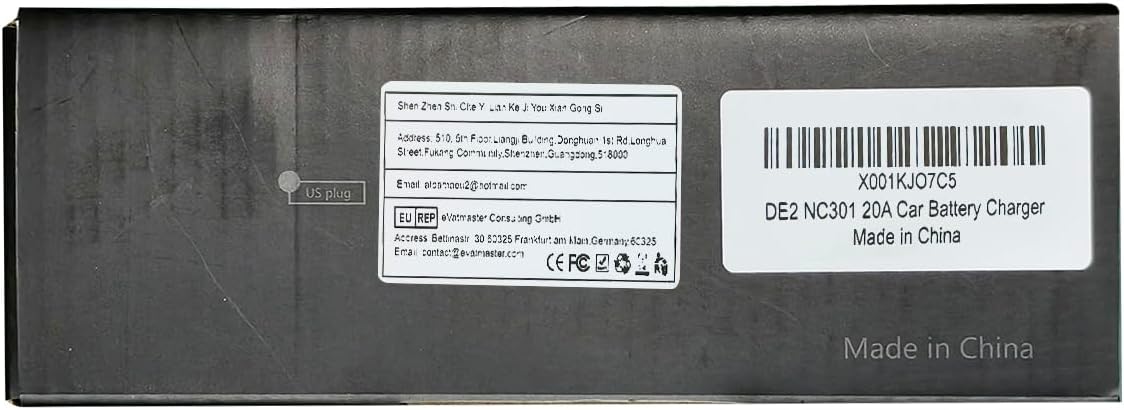 Battery Charger 10A, NEXPEAK 12V 24V LiFePO4 Car Battery Chargers, Automatic Maintainer with Temperature Compensation for Car Motorcycle Truck, AGM, Gel, Wet, SLA