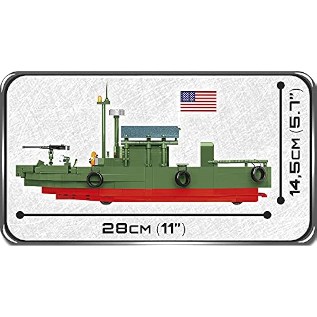 COBI Patrol Boat, River MK II, Green