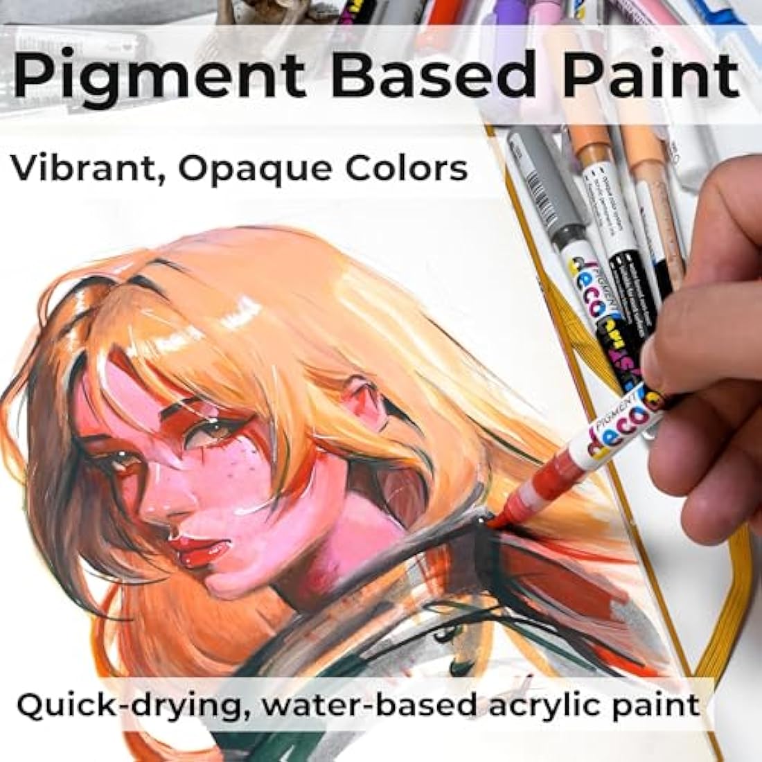 Karin Pigment Decobrush Marker Pen, Nature, One Size, KAR29C3