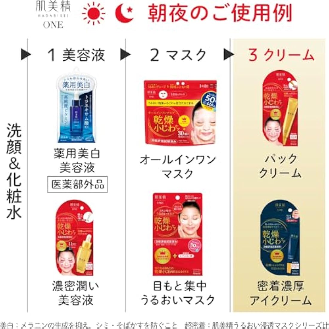 Kracie Hadabisei Pack wrinkle moisturizing cream