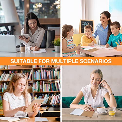 100 Pack Mini Kraft Paper Notebook 52 Pages A6 Mini Notebooks bulk, Blank Mini Notebooks Notepad Journal Composition Notebooks Sketchbooks for Kids Classroom Students Teacher Supplies, 4.1 x 5.7 Inch