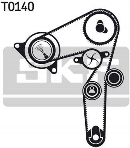 SKF VKMC 02199-2 Timing belt and water pump kit