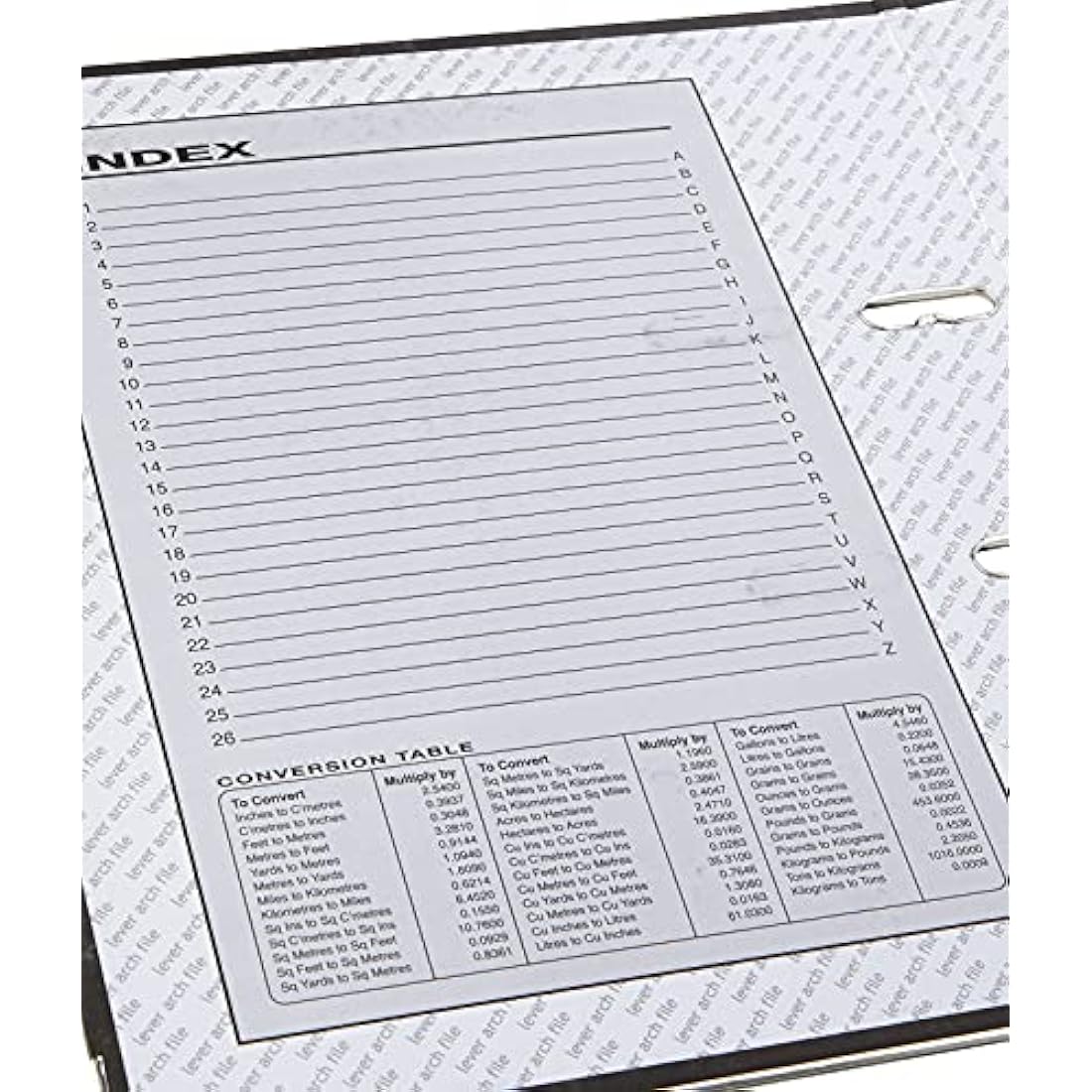 Q-Connect Lever Arch File A4 Black (10 Pack) KF20001