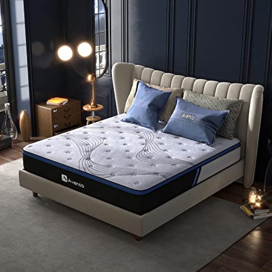 Avenco Bed Mattress Conventional, Gel Foam, Small Double